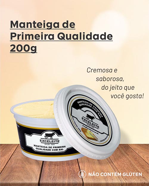 Manteiga de 1ª qualidade | 200g