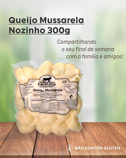 Queijo Mussarela Nozinho | 300g